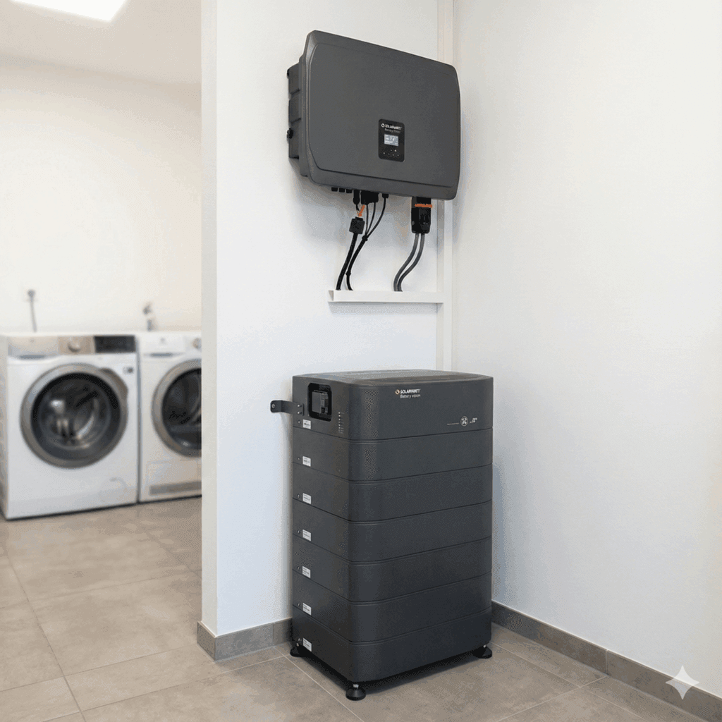 Thuisbatterij voor energieopslag